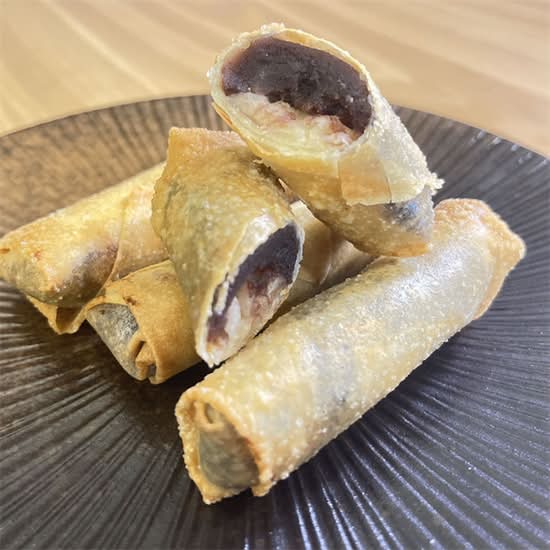 Red Bean Mozzarella Cheese Rolls 炸红豆马苏里拉奶酪卷